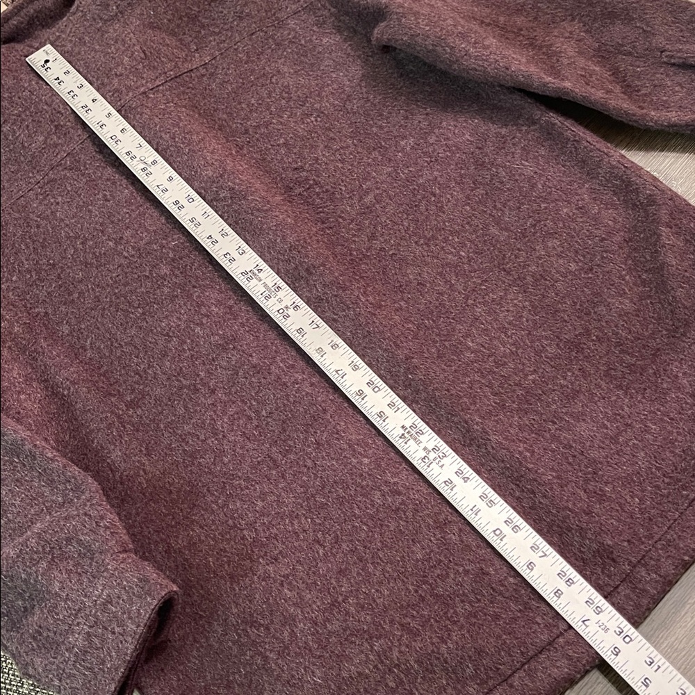 Carhartt Loose Fit Fleece Shirt Jacket Women's Small BlackBerry Heather NWT - Picture 12 of 16